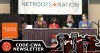 CODE Newsletter Graphic featuring AWU and CODE members at Netroots Nation panel