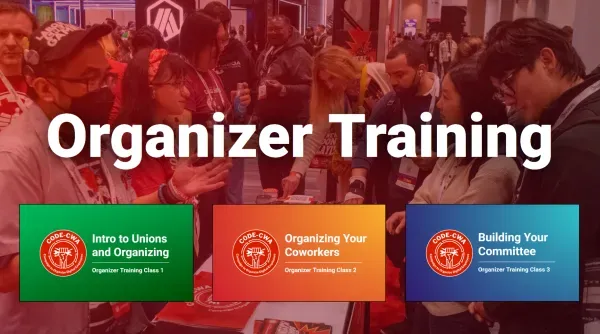 CODE-CWA Organizer Training Banner