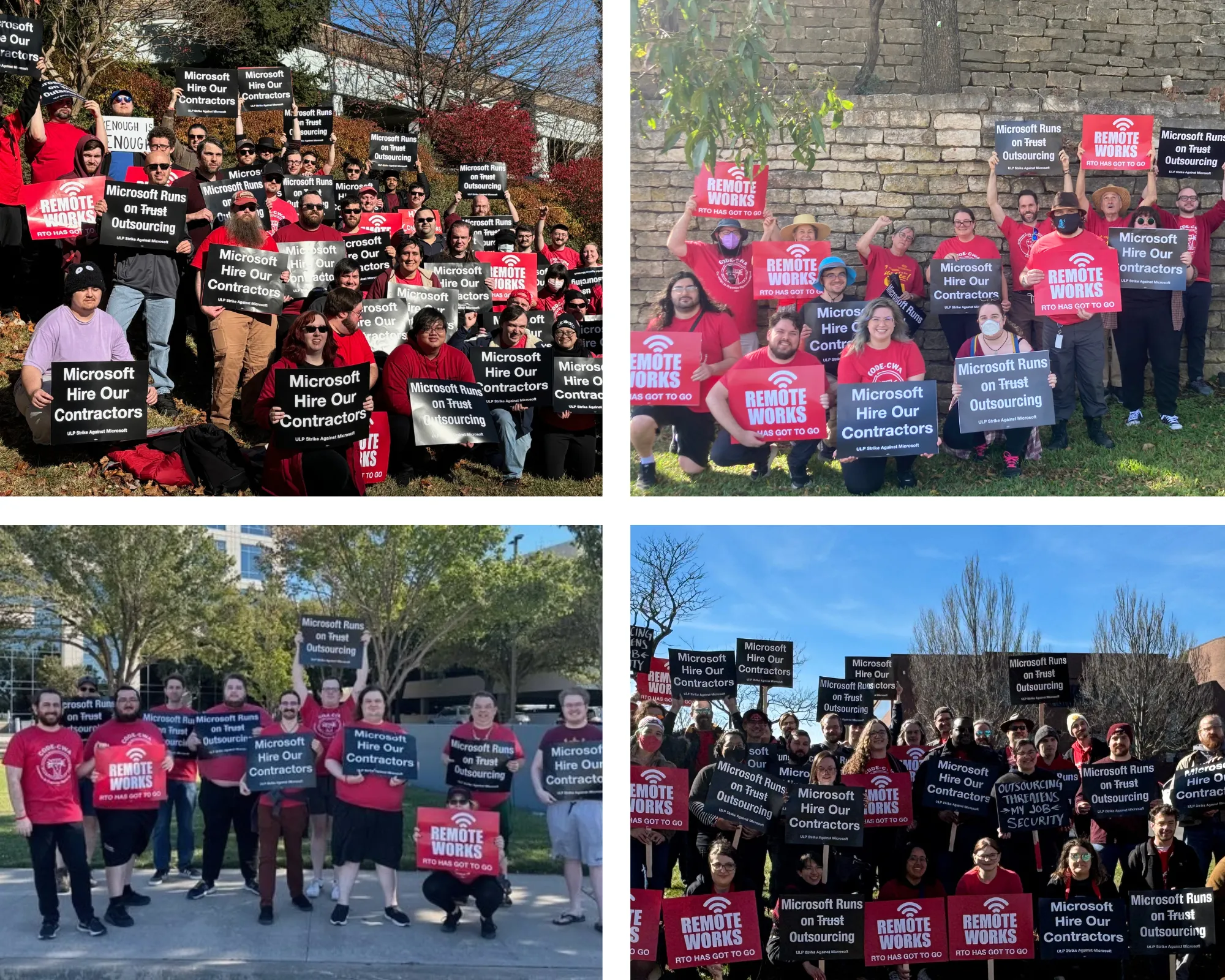 ZeniMax workers walk off the job in Maryland and Texas.